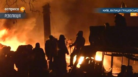 Sądy aresztowały protestujących w Kijowie. Rozejm zerwany, nocne starcia