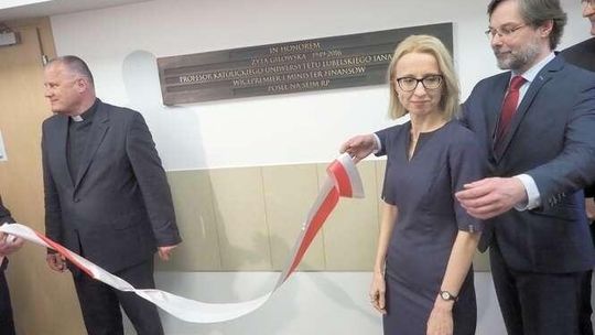 Sala na KUL pamięci Zyty Gilowskiej. Przyjechała minister finansów
