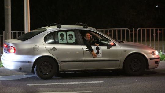 Samochodowy protest kobiet w Lublinie