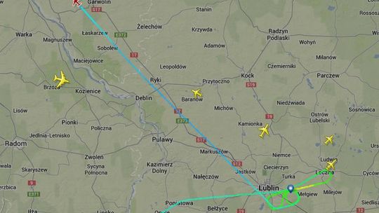Samolot Londyn - Lublin poleciał do Warszawy. Przez mgłę