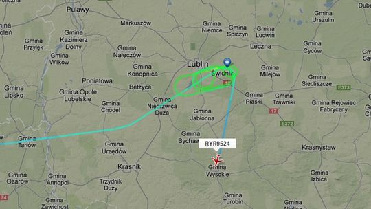 Samolot z Londynu nie wylądował w Lublinie. Odleciał do Rzeszowa