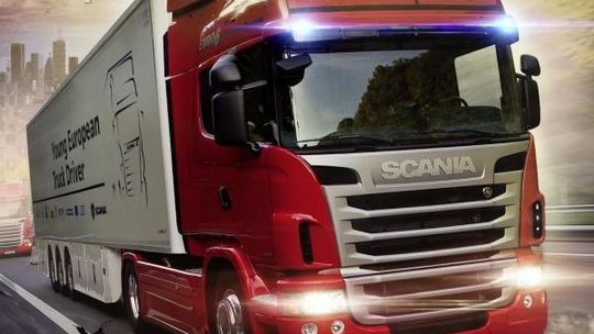 Scania Truck Driving Simulator: Na placu manewrowym
