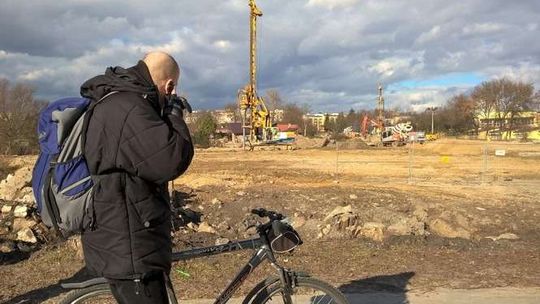 Ścieżka nad Bystrzycą. Dzisiaj dali jeszcze pojeździć