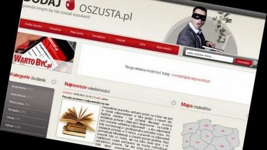 Serwis Dodajoszusta.pl: \"Nie weryfikujemy wpisów. Portal działa jak forum\"