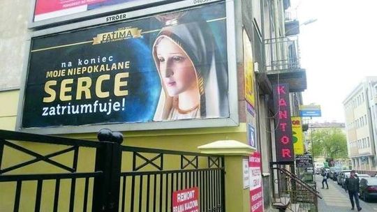Setna rocznica objawień fatimskich. Akcja billboardowa i uroczystości w Lublinie