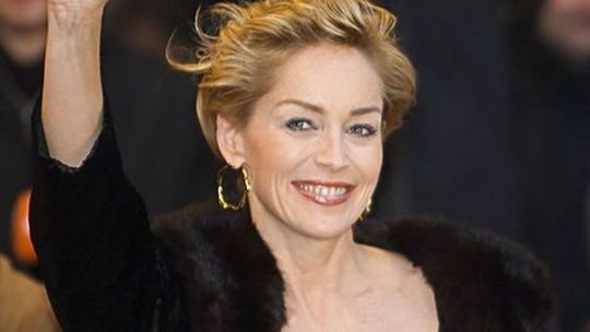 Sharon Stone błyszczy na zjeździe noblistów (wideo)