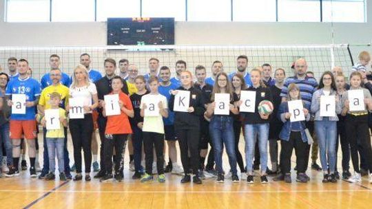 Siatkarze MKS Avii zagrali dla Kacpra