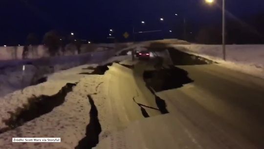 Silne trzęsienie ziemi na Alasce. Władze ostrzegają przed tsunami