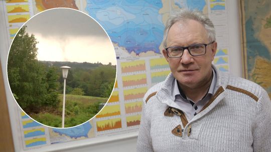 Skąd się biorą trąby powietrzne? Tak trąbę powietrzną nad gm. Wojciechów było widać z Lublina [wideo]