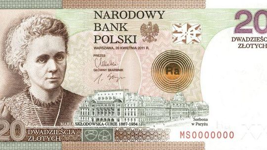 Skłodowska wraca na banknot. Zobacz, jak go zdobyć
