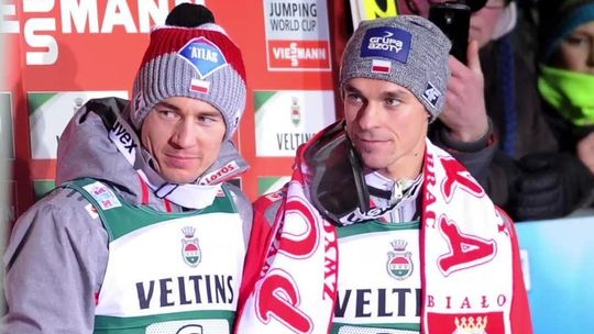 Skoki narciarskie. Świetne skoki Polaków w Engelbergu!