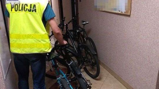 Skradzione rowery wrócą do właścicieli. Złodziej złapany