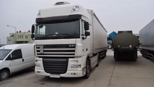 Skradziony DAF nie dojechał na Ukrainę