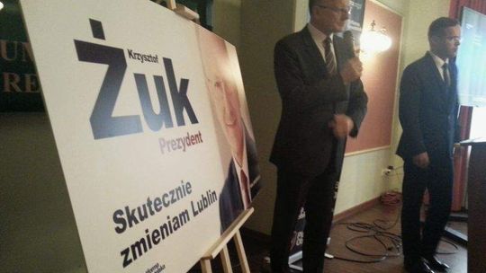 "Skutecznie zmieniam Lublin. Żuk ma już hasło wyborcze