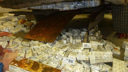 Słabe nerwy zgubiły przemytnika