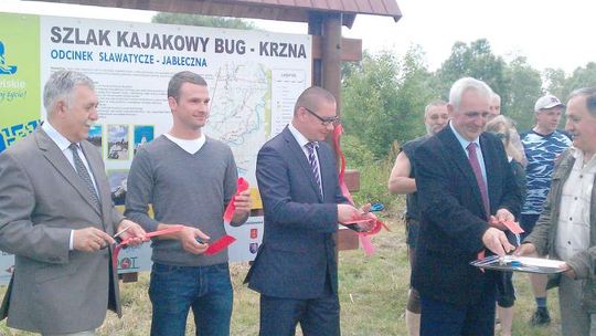 Sławatycze: Nowy szlak kajakowy na Bugu otwarty