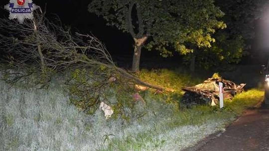 Śmiertelny wypadek koło Chełma. Nie żyje kierowca