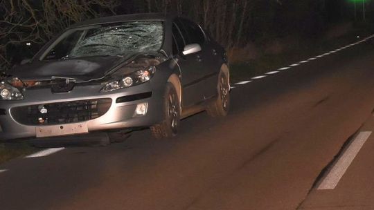 Śmiertelny wypadek na drodze bez oświetlenia. Pieszej nie uchroniła nawet zapalona latarka