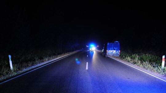 Śmiertelny wypadek na drodze krajowej. Pieszy nie przeżył