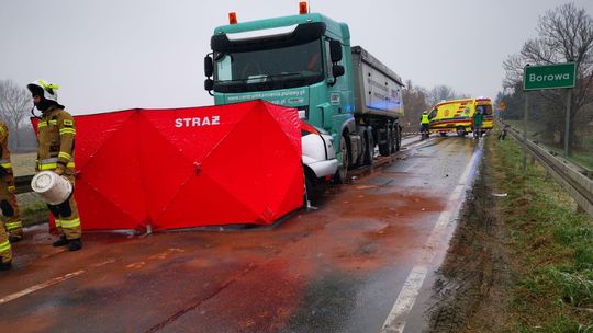 Śmiertelny wypadek na drodze między Puławami a Dęblinem