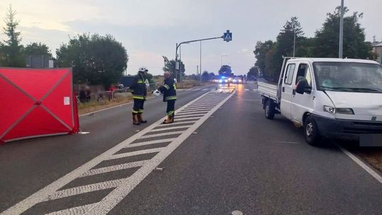 Śmiertelny wypadek na pasach w Poizdowie. Nie żyje pieszy