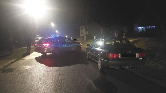 Śmiertelny wypadek na powiatowej drodze. Zginął 80-letni mężczyzna