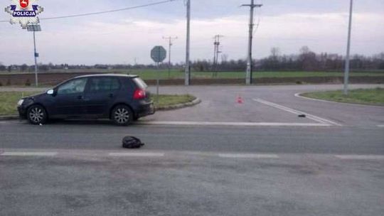 Śmiertelny wypadek. Rowerzysta jechał bez świateł