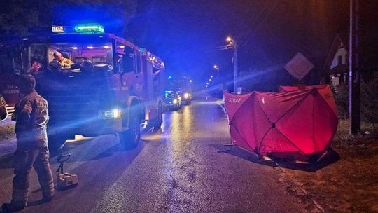 Śmiertelny wypadek w Abramowie. Sprawca odjechał
