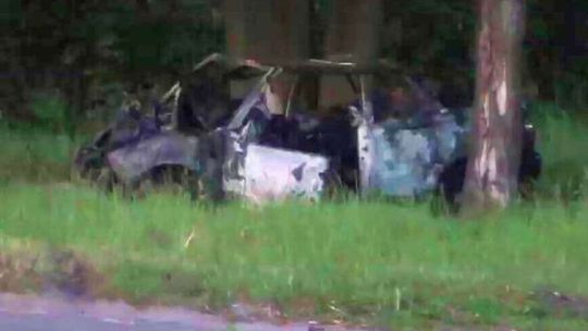 Śmiertelny wypadek w Malborku. Kobieta spłonęła w samochodzie