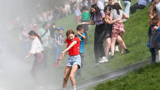 Śmigus-dyngus w Kazimierzu Dolnym nad Wisłą