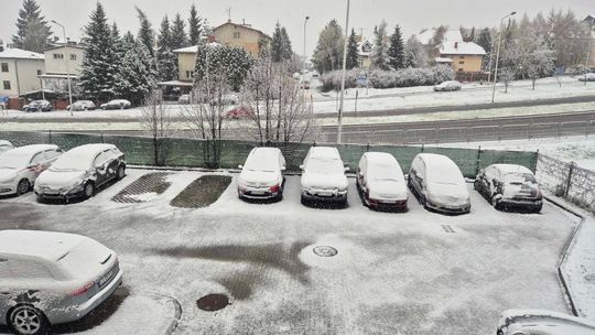 Śnieżny poranek w Lubelskiem. Trwa zimowy "epizod pogodowy"