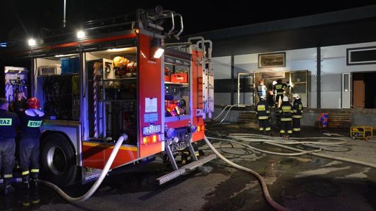 Spaliła się stolarnia w Zamościu. Straty to pół miliona złotych