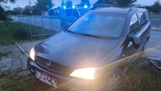 Spanikował na widok policji. Miał trochę przewinień na koncie