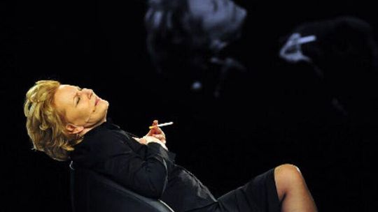 Spektakl "Biała bluzka" z Krystyną Jandą w Teatrze Starym Spektakl "Biała bluzka" z Krystyną Jandą w Teatrze Starym