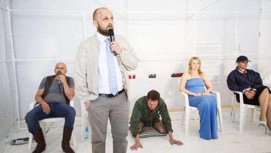 Spektakl "Burmistrz" w Centrum Kultury