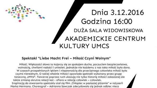 Spektakl "Liebe Macht Frei - Miłość Czyni Wolnym" w Chatce Żaka
