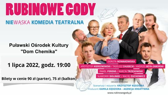 Spektakl "Rubinowe gody" w Puławach