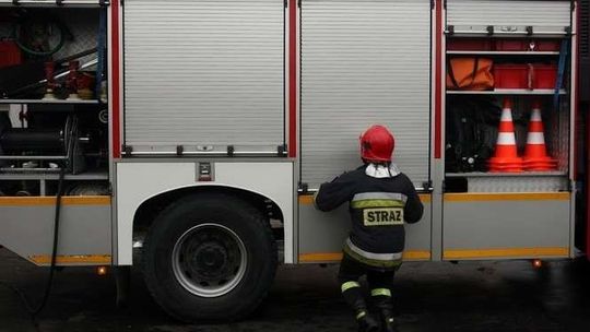 Spłonął autobus. Prawdopodobnie został podpalony