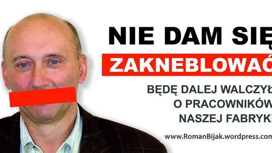 Spór radnego z Fabryką Łożysk Tocznych przeniósł się na ulicę