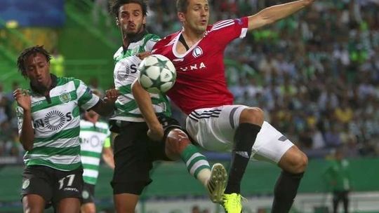 Sporting Lizbona - Legia Warszawa 2:0. Porażka w debiuciue trenera Jacka Magiery