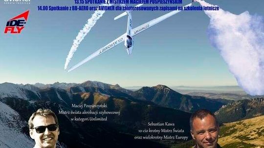 Spotkaj się z mistrzami akrobacji szybowcowej 