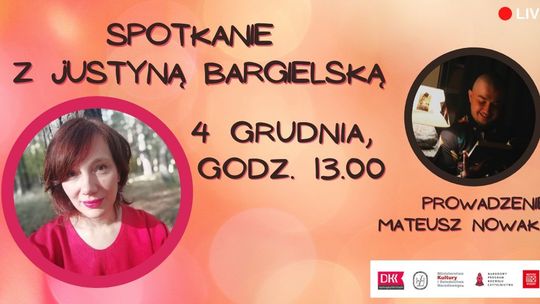 Spotkanie autorskie z Justyną Bargielską