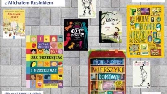Spotkanie dla dzieci z Michałem Rusinkiem