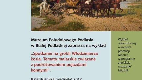 "Spotkanie na grobli". Nowy obraz w kolekcji Muzeum Południowego Podlasia