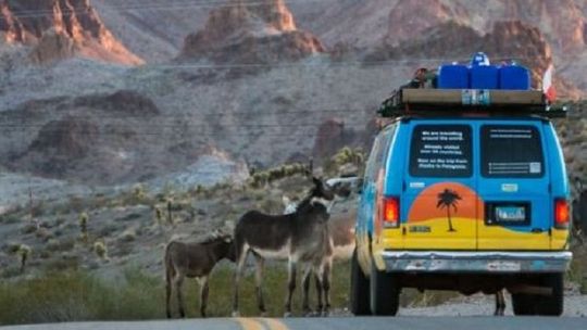 Spotkanie online "Busem przez świat. Droga 66"