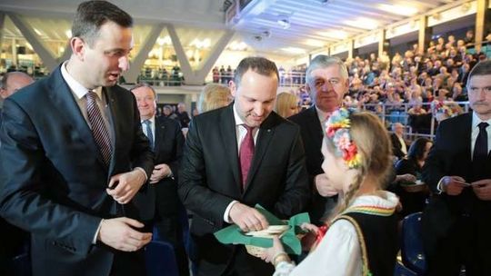 Spotkanie PSL w Lublinie: Szynka, opłatek i Bayer Full