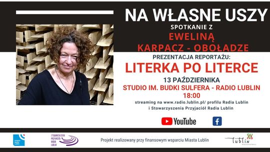 Spotkanie z Eweliną Karpacz-Oboładze w Radiu Lublin