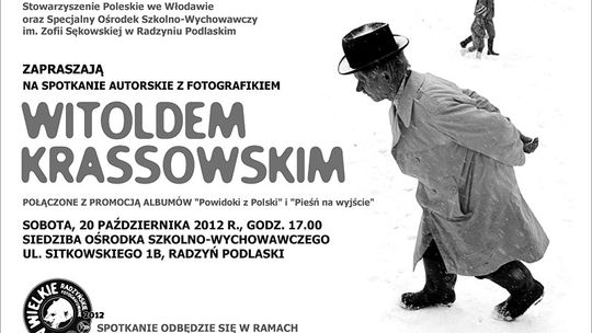Spotkanie z fotografikiem Witoldem Krassowskim
