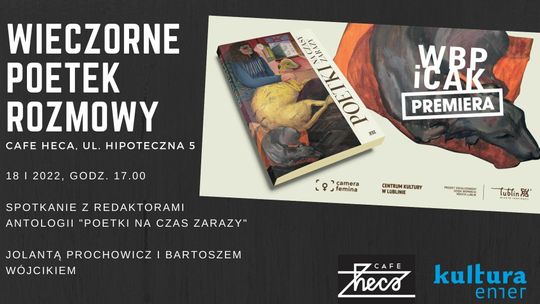 Spotkanie z redaktorami antologii "Poetki na czas zarazy"