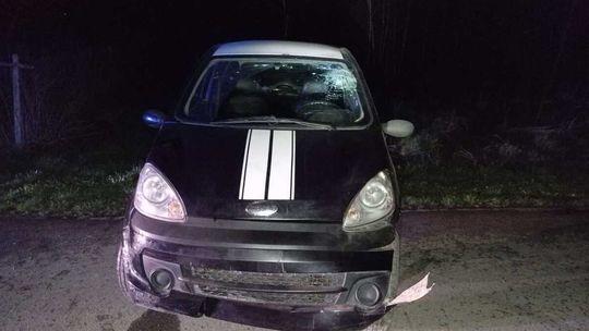 Spowodował kolizję po pijaku i ukrył się w krzakach